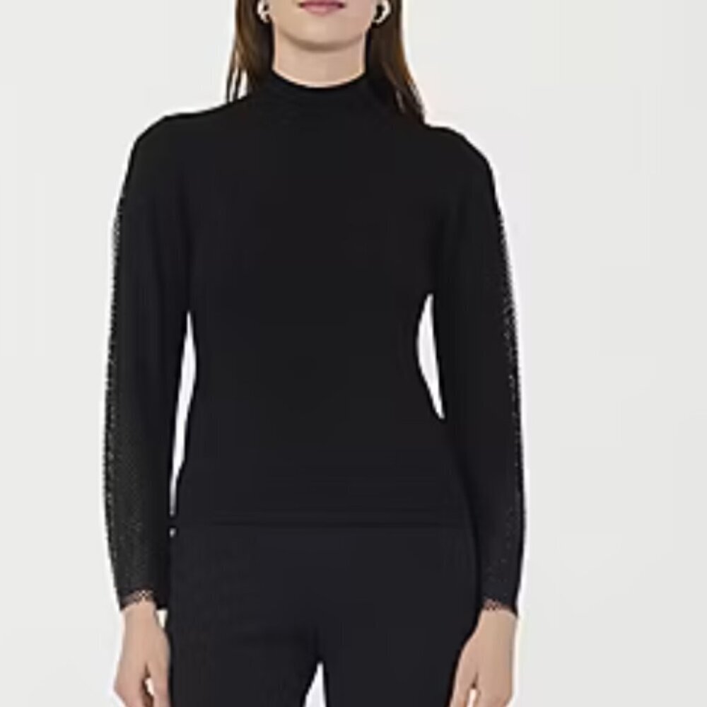 Sam and Jess Womens Mock Neck Long Sleeve